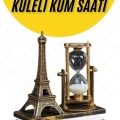 ÇOK SATAN Dekoratif Eyfel Kulesi ve Kum Saati Vintage Tarzı Masa Süsü Biblo