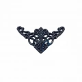 ÇOK SATAN Dekoratif Köşe Süsü, Köşelik - Küçük, 19x34mm, Eskitme, 100 Adet