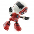 ÇOK SATAN Dekoratif Sesli Işıklı Mini Sevimli Kırmızı Robot
