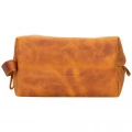 ÇOK SATAN Deri Bakım Ve Seyahat Çantası, X Beden, Antik Karamel Renk