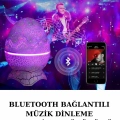 ÇOK SATAN Dinozor Speaker Renk Değiştirme Projeksiyon Modu Bluetooth Hoparlör Gece Lambası