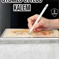 ÇOK SATAN Dokunmatik Kalem Beyaz Şarjlı Yedek Uçlu Android ve İOS Uyumlu