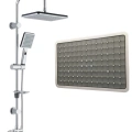 ÇOK SATAN Domino Krom Yağmurlama Sistemli Tepe Duş Seti - Fonksiyonel Ve Şık Tasarım