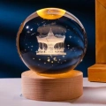 ÇOK SATAN Dönen Atlı Karınca Tasarım Işıklı Cam Küre