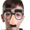 ÇOK SATAN Eğlenceli Kılık Değiştirme Kaş Bıyık Mizah Gözlüğü 9x13 Cm