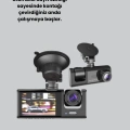 ÇOK SATAN Full HD Araç Kamerası  Çift Yönlü Kayıt ve Darbe Sensörü