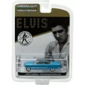 ÇOK SATAN Greenlight 1/64 Hollywood Series 16 - Elvis Presley (1935-77) - 1955 Cadillac Fleetwood Series 60 Blue Cadillac
