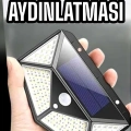 ÇOK SATAN Güneş Enerjili Bahçe Aydınlatma Lambası Solar 100 Led Lamba