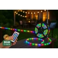 ÇOK SATAN Güneş Enerjili RGB 5 Metre Şerit LED Kamp ve Bahçe Aydınlatması