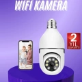ÇOK SATAN Güvenlik Kamerası Wi-Fi Özellikli 360 Derece Full Hd 1080p Ampül Kamera