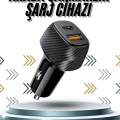 ÇOK SATAN Hızlı Oto Şarj Cihazı 38W Çift Girişli HIzlı Şarj Oto Çakmaklık Type-C