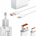 ÇOK SATAN Hızlı Şarj Aleti Adaptörü Kablo Seti 67W Uzun Ömürlü Beyaz