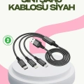 ÇOK SATAN Hızlı Şarj Destekli Çoklu Şarj Kablosu – Seyahat ve Günlük Kullanım
