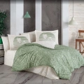 ÇOK SATAN Hobby Çift Kişilik Ranforce Nevresim Takımı Eva Yeşil