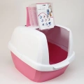 ÇOK SATAN İmac Maddy Junior Üstü Açılır Kapalı Kedi Tuvaleti Pembe 57x43x41 Cm