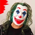 ÇOK SATAN Joaquin Phoenix Joker Maskesi Yeşil Saçlı