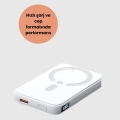 ÇOK SATAN Kablosuz MagSafe Powerbank – iPhone Uyumlu, 10000 mAh, Isı Dağılımlı