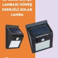 ÇOK SATAN Kablosuz Solar LED Lamba | Bahçe, Veranda, Merdiven Işığı, Otomatik Aç-Kapa Sensörlü