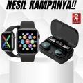 ÇOK SATAN Kaliteli Akıllı Saat ve Kaliteli Bluetooth Kulaklık ANC Özelliği Uzun Pil Ömrü
