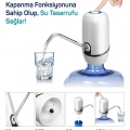 ÇOK SATAN Kampta Piknikte Yazlıkta Şarjlı Damacana Otomatik Su Pompası