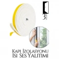 Kapılar Için 4 Mevsim 3 Metre Ses Isı Yalıtım Sünger Bant