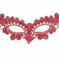ÇOK SATAN Kırmızı Dantel Masquerade Maskesi 6 No