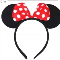 ÇOK SATAN Kırmızı Fiyonklu Minnie Mouse Taç Fare Tacı Kafa Bandı