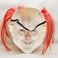 ÇOK SATAN Kızıl Saçlı Joker Palyaço Maskesi
