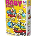 ÇOK SATAN KS  Baby Puzzle 4 in1 Ulaşım / Transportation