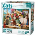 ÇOK SATAN KS Games Family Cats Near The Window Puzzle 1000 Parça 20794