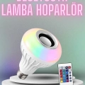 ÇOK SATAN Kumandalı RGB Led Işık Bluetooth Hoparlör Ses Lambası Renkli Ampul