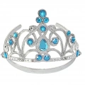 ÇOK SATAN Mavi Taşlı Elsa Çocuk Tacı Prenses Tacı Kraliçe Tacı 16x14 cm