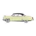 ÇOK SATAN Mini GT 1:64 Lincoln Capri 1954 Premier Yellow