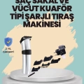 ÇOK SATAN Profesyonel Erkek Tıraş Makinesi – Kablosuz, Paslanmaz Bıçaklı ve Tam Aksesuar