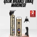ÇOK SATAN Profesyonel Saç Sakal Vücut Kulak ve Burun Tıraş Makinesi 3 Başlıklı