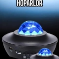 ÇOK SATAN Projektör Yıldız Gece Lambası Disko Topu Bluetooth Bağlantılı Taşınabilir Şarjlı