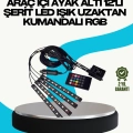 ÇOK SATAN RGB Geçişli 4 Parça Araç İçi Aydınlatma
