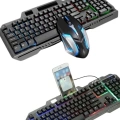 ÇOK SATAN RGB Işıklı Gaming Oyuncu Klavye Q Klavye Mouse Hediyeli