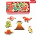 ÇOK SATAN Rossie Mıknatıslı Ahşap Dinozorlar