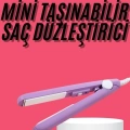 ÇOK SATAN Saç Düzleştirici Pürüzsüz Parlaklık Seyahat Tipi Taşınabilir Seramik Kaplama