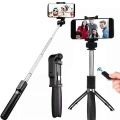 ÇOK SATAN Selfie Çubuğu Tripod Bluetooth Kumandalı Selfie Çubuğu Telefon Tutucu