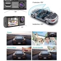 ÇOK SATAN Siyah 1080p Araç içi 3 Kameralı Lcd Ekranlı Gece Görüşlü , G-sensör , Geri Görüş Kamera