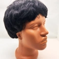 ÇOK SATAN Siyah Renk Kısa Kesim İçi Astarlı Erkek Peruğu