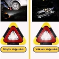 ÇOK SATAN Solar Şarjlı Çok Fonksiyonlu Reflektör Işıklı Ikaz Lambası Acil Durum Reflektörü Acil Durum Uyarı Lambası