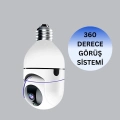 ÇOK SATAN Tam Karanlıkta Görüntüleme Sağlayan 1080P Ampul Güvenlik Kamerası