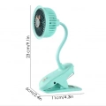 ÇOK SATAN Taşınabilir Mini Klips Bebek Arabası Fanı, Fan Elektrikli Soğutma Hava Sirkülatöründe 360 Derece Dönebilen Klips