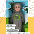 ÇOK SATAN Tesettürlü Meryem Bebek Sesli Dua ve İlahi Söyleyen İnteraktif Maneviyat Geliştirici Oyuncak Bebek