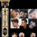 ÇOK SATAN Tıraş Makinesi Şarjlı Profesyonel Saç Kesme Makinesi Gold Çizik Tıraş