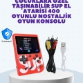 ÇOK SATAN TV Çıkışlı Mini Retro El Konsolu 400 Oyunlu