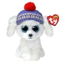 ÇOK SATAN Ty Beanie Boos Bereli Beyaz Peluş Köpek Sleighbell 18 cm